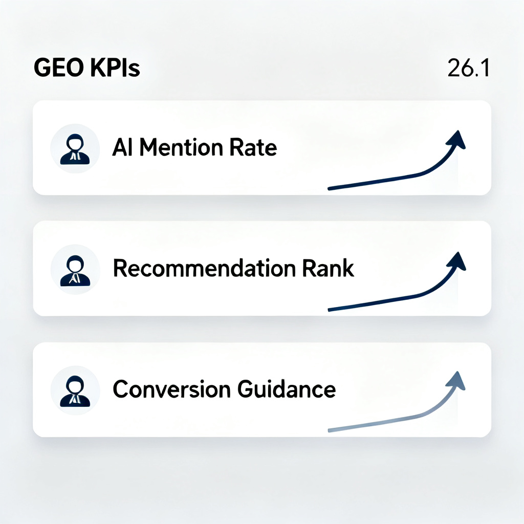 GEO优化效果衡量指标信息图