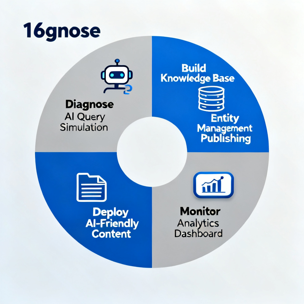 AI推荐优化四步落地框架流程图